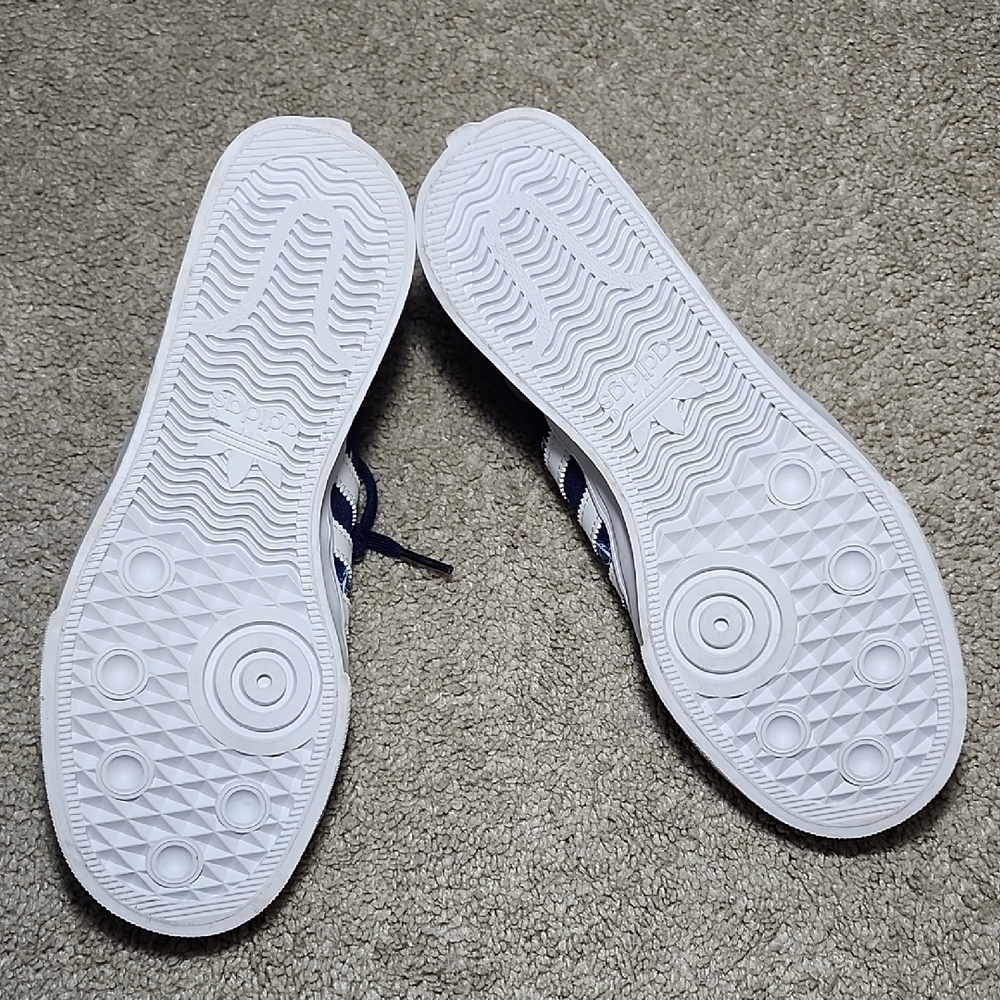 Adidas Nizza Dark Blue Sneakers with White Accents - Picture 10 of 10